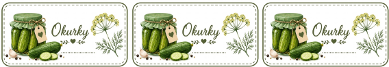 okurky výstřižek